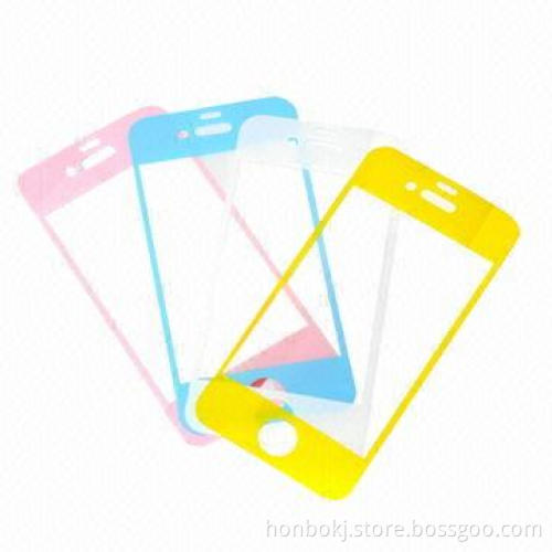 Silk-printed Screen Protector for iPhone 4S/4, Anti-scratch